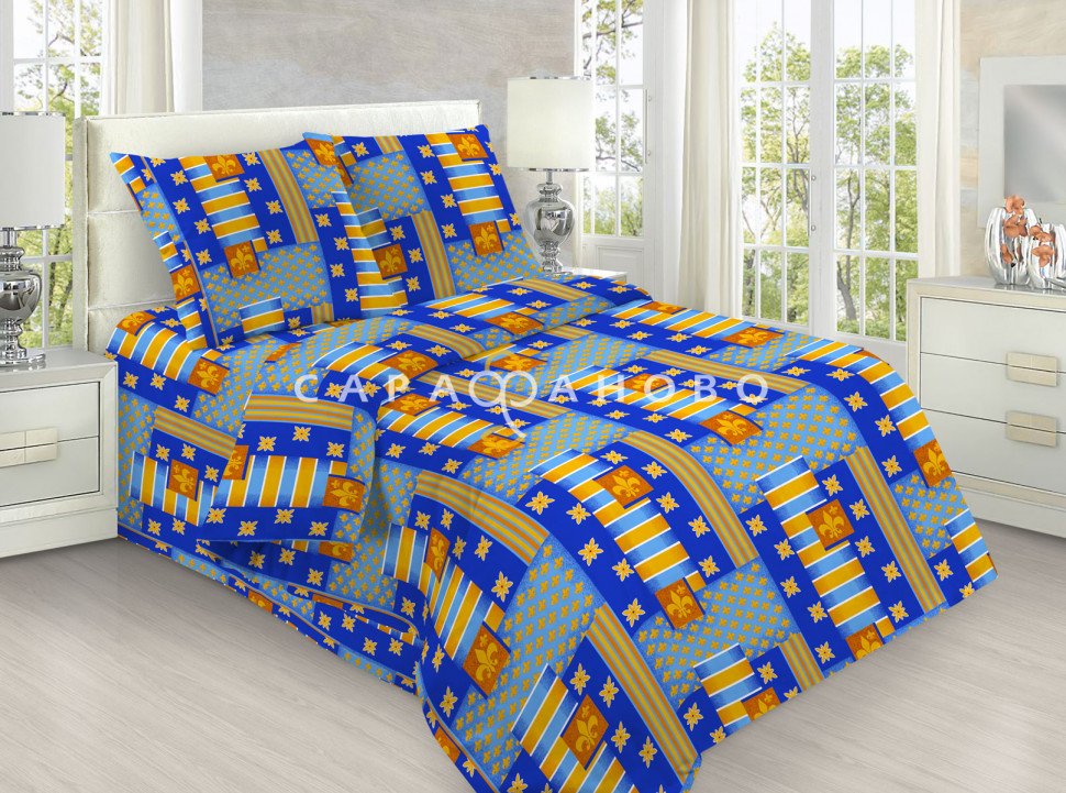 Бязь набивная 150 см 100 гр. рис 431
