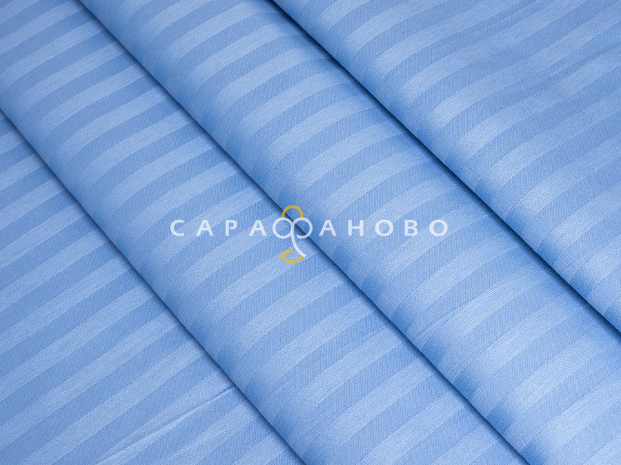 Ткань Страйп-сатин 240 см 1-1 Дымка 40*40