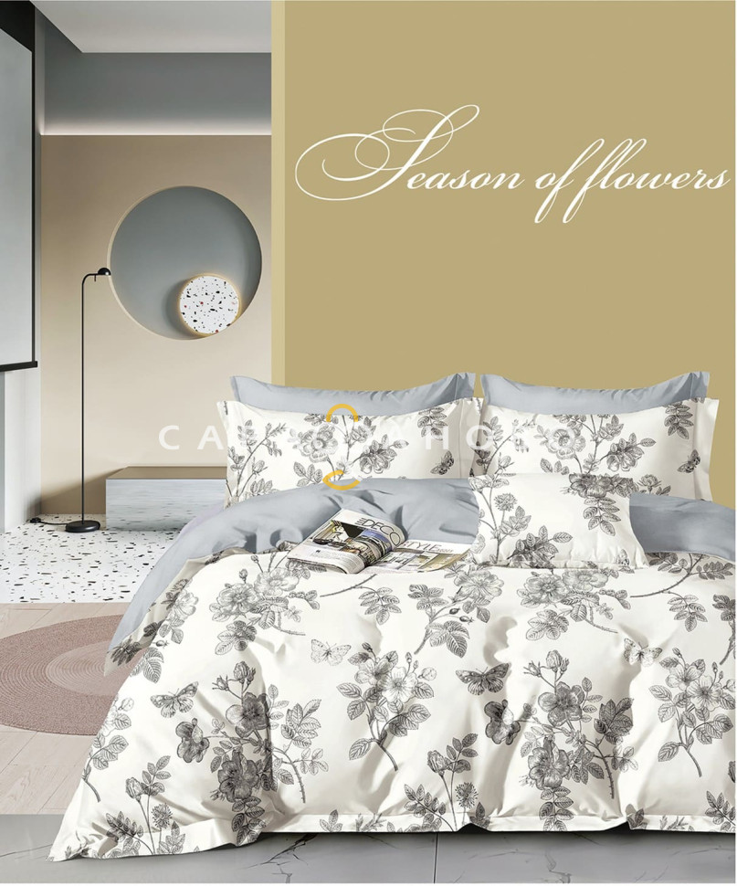 Ткань Сатин Твил 235 см 115 г/м2 А+В рис 2921