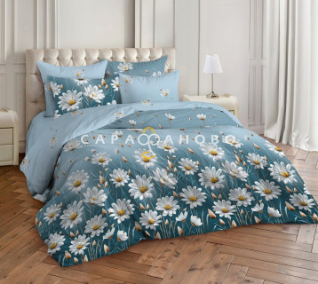 Ткань Поплин  220 см рис. Пробуждение 13472/1