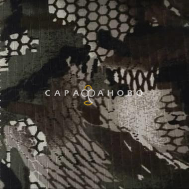 Ткань Грета Флис КМФ 150 см 270 гр диз Питон зеленый