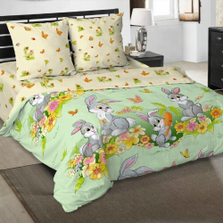 Ткань Поплин 150 см рис. 12616-1 Степашка (компаньон)