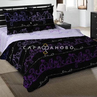 Ткань Бязь 220 см рис. 12505-1 Кошачий бомонд (компаньон)