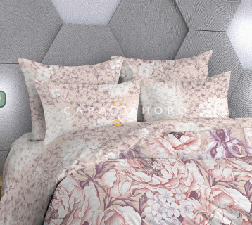 Ткань Поплин  220 см рис. Флора (компаньон)13488/1