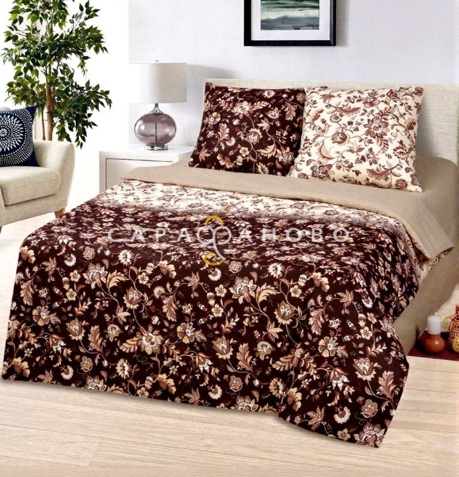 Ткань Бязь 220 см Шахиня рис 11552 вид 1