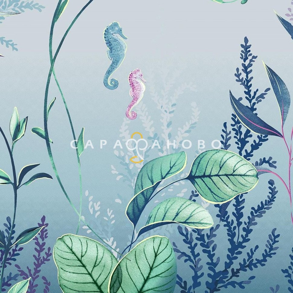 Ткань Бязь Премиум 220 см 142гр набивная арт 34 рис 50266-1