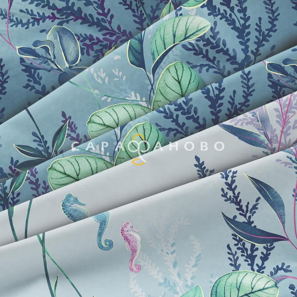 Ткань Бязь Премиум 220 см 142гр набивная арт 34 рис 50266-1