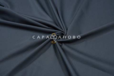 Ткань Саржа 150 см 240 гр №306 Темно-серый с ВО