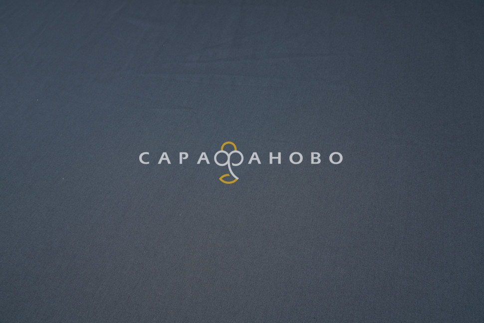 Ткань Саржа 150 см 240 гр №306 Темно-серый с ВО