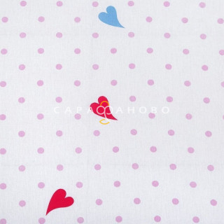 Ткань Бязь детская 150 см рис. 12731-1 Мини вечеринка (компаньон)