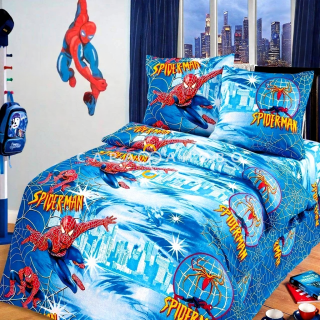 Ткань Бязь 150 см "Человек-паук" рис 3474