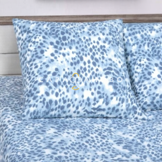 Ткань Поплин 220 см рис. 11529-1 Снежный барс(компаньон)