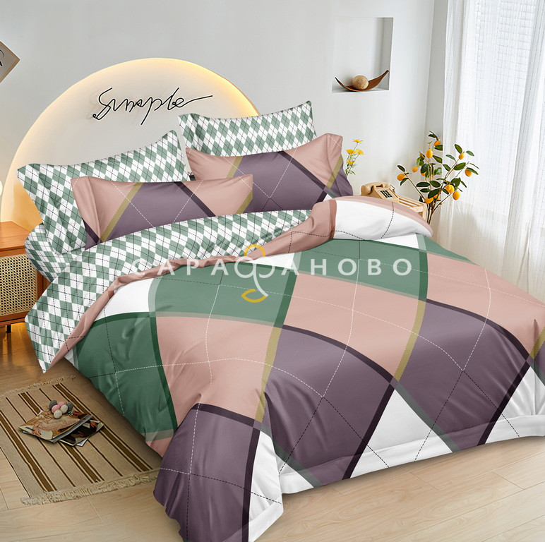 Ткань Поплин 220 см 115 гр А+В рис 1325