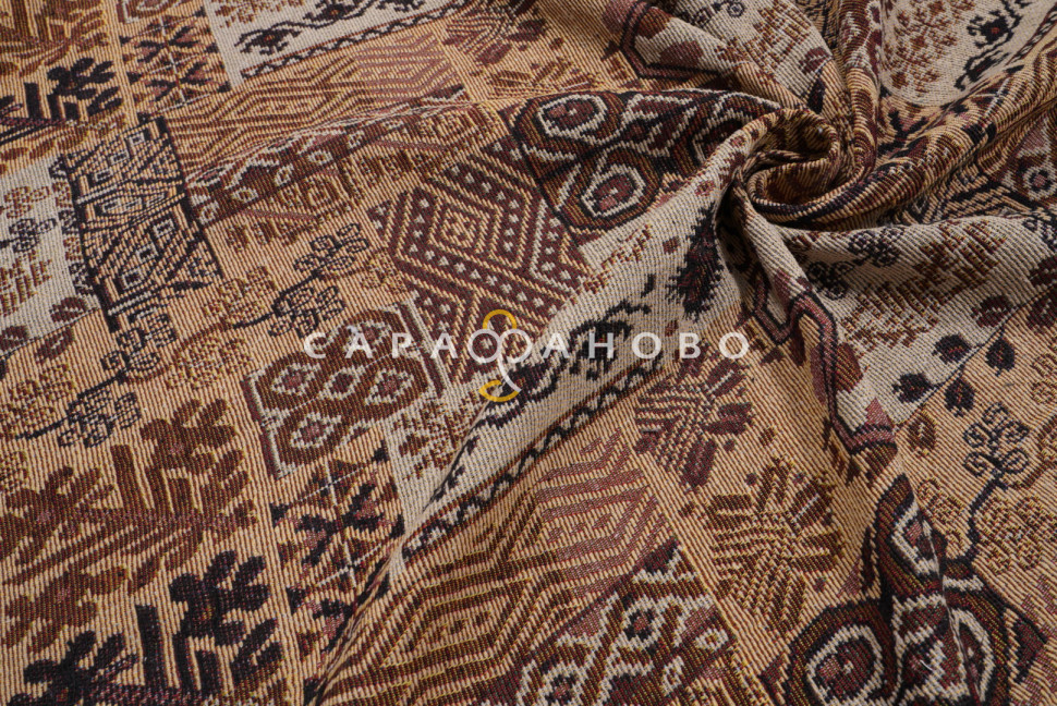 Ткань Гобелен жаккард 150см рис KS35