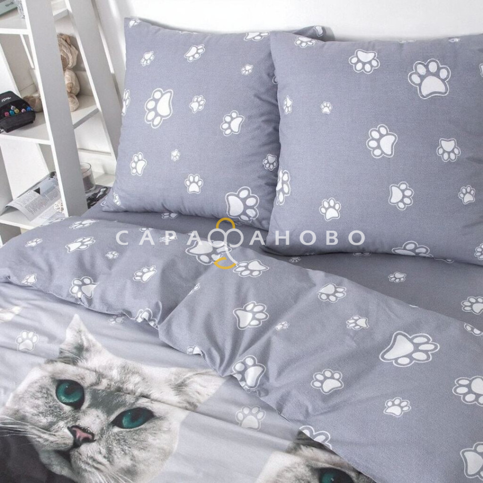 Ткань Поплин 220 см 115 гр Пушистый патруль рис. 13366-1