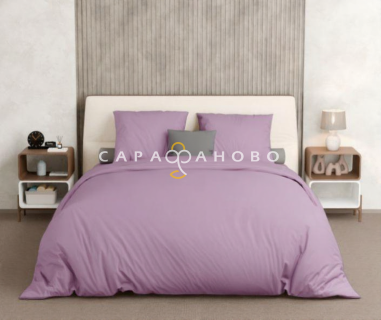 Ткань Бязь 150 см 140 гр рис 2/16 светло-лиловый