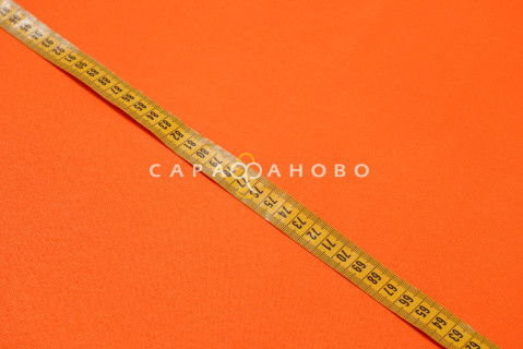 Ткань Грета гл/кр 150см 200гр флюор. оранж. 9