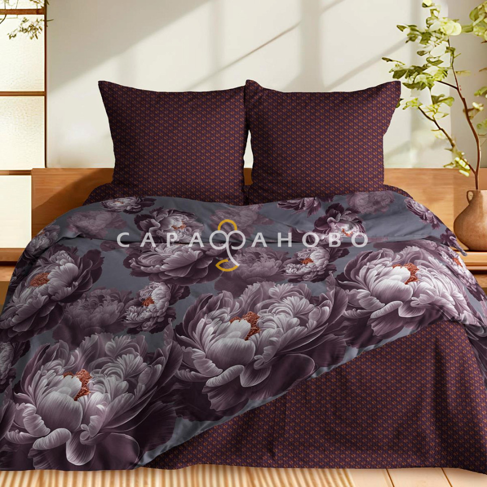 Ткань Бязь Премиум 220 см 142гр набивная арт 34 рис 60202-4