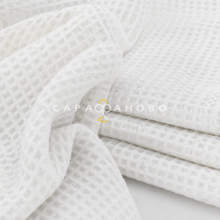Ткань Вафельное полотно Зефирка (7х7) 220 см 270 гр