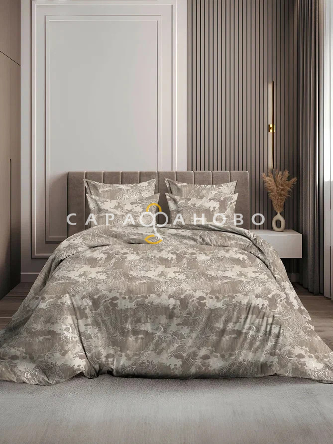 Ткань Бязь наб 220см Миледи Люкс рис 20043/2 Эйва