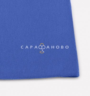 Ткань Кашкорсе 24/1 Кардное Однотон синий шторм