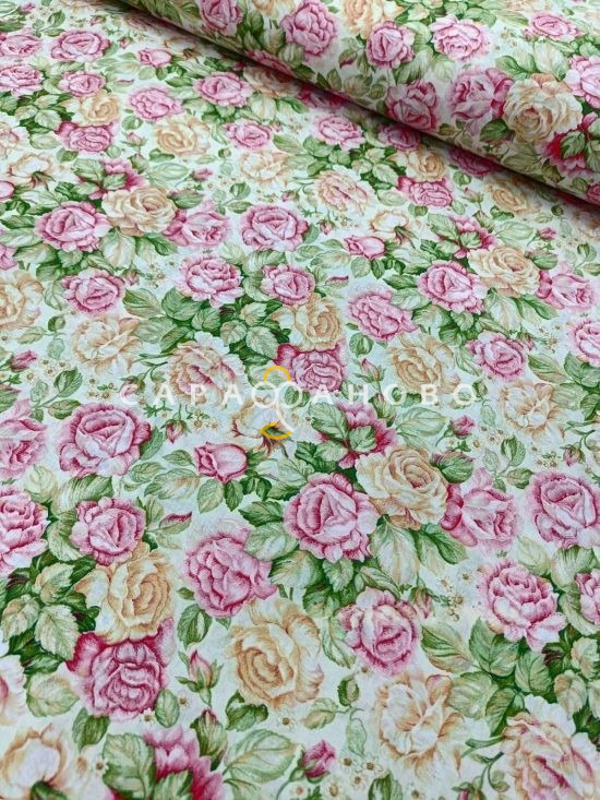 Ткань Поплин Детский 150 см рис. 13477/1 солнечное утро