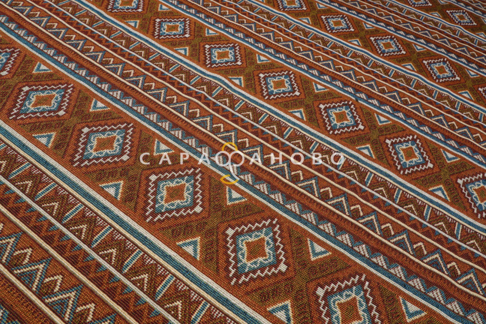 Ткань Гобелен жаккард 150 см рис KS34