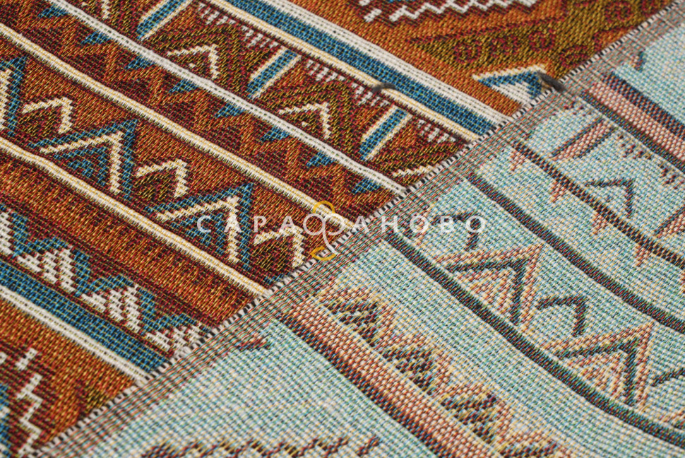 Ткань Гобелен жаккард 150 см рис KS34
