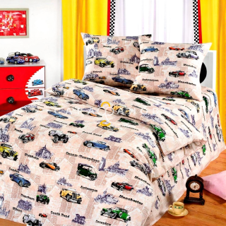 Ткань бязь 150 см АвтоКруиз рис 10102 вид 1