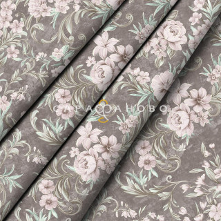 Ткань Бязь Премиум 220 см  142гр набивная арт 34 рис 60292-1 