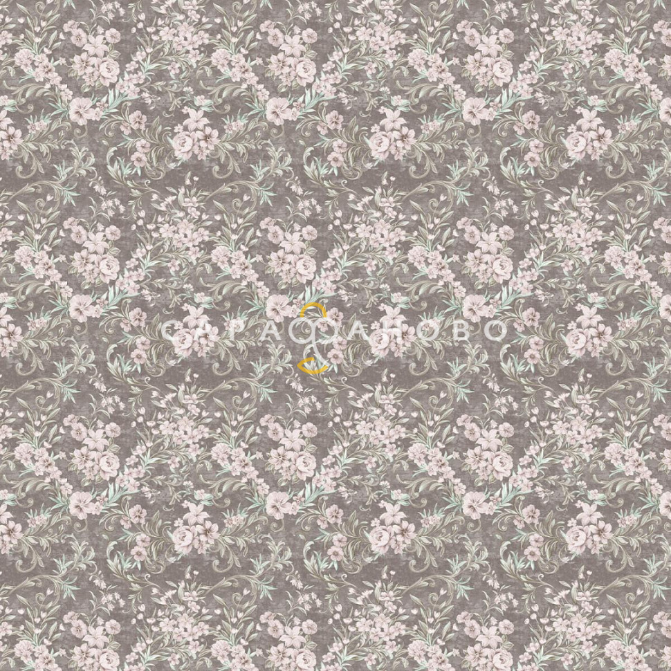 Ткань Бязь Премиум 220 см 142гр набивная арт 34 рис 60292-1