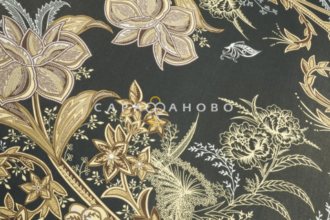 Ткань Бязь Премиум 150 см Постельная коллекция "Золотая ночь" рис 13155 вид 1