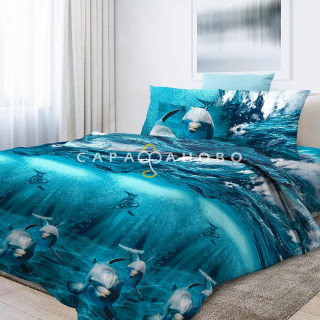 Ткань Бязь Премиум 220 см  142гр набивная арт 34 рис 6475-1 