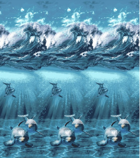 Ткань Бязь Премиум 220 см  142гр набивная арт 34 рис 6475-1 