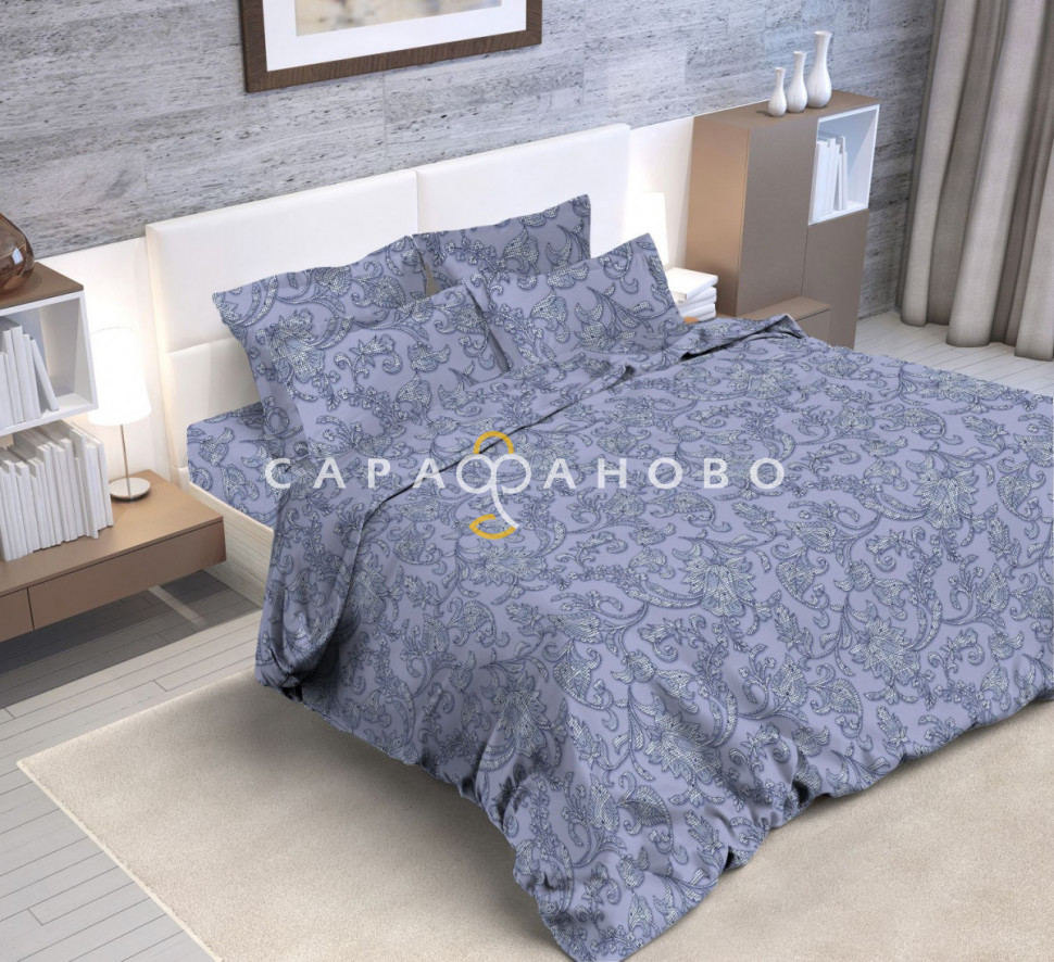 Ткань Бязь 220 см 120 г/м2 рис 6046 вид 1
