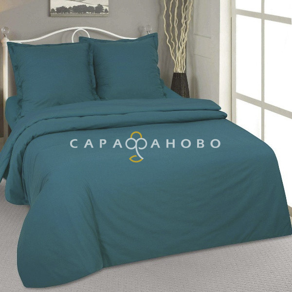 Ткань поплин 220 см Изумрудный Актив гладкокрашеный рис. 70034-1