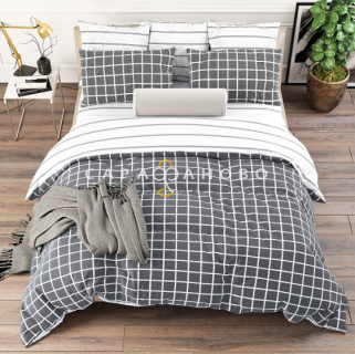 Ткань поплин 220 См. 105 гр Клетка рис. 28254/1 Основа