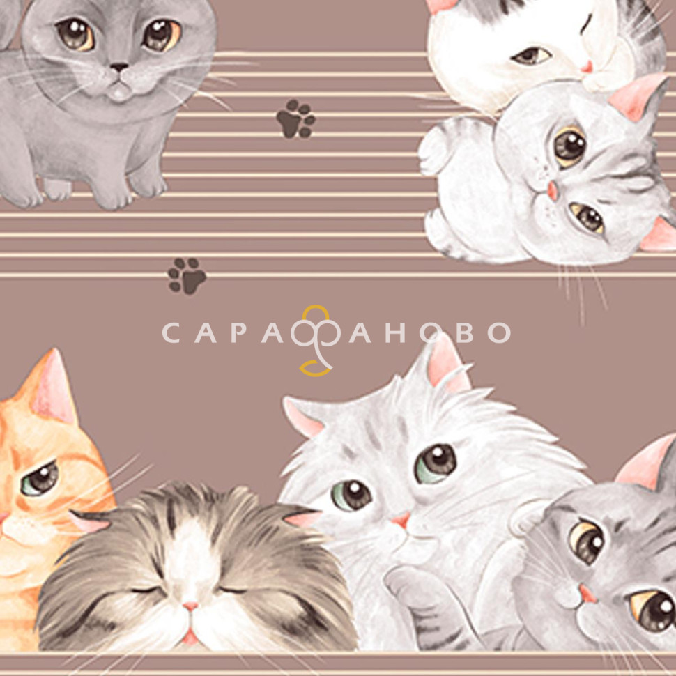 Перкаль 220 см набивной арт. 239 рис 50220 вид 1 