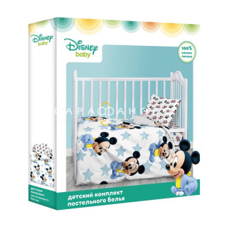 КПБ  Disney Baby 16475-1/16474-1 Мики Маус