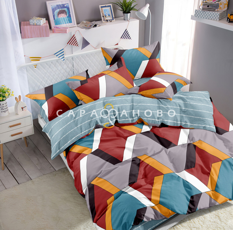 Ткань Поплин 220 см 115 гр А+В рис 1295