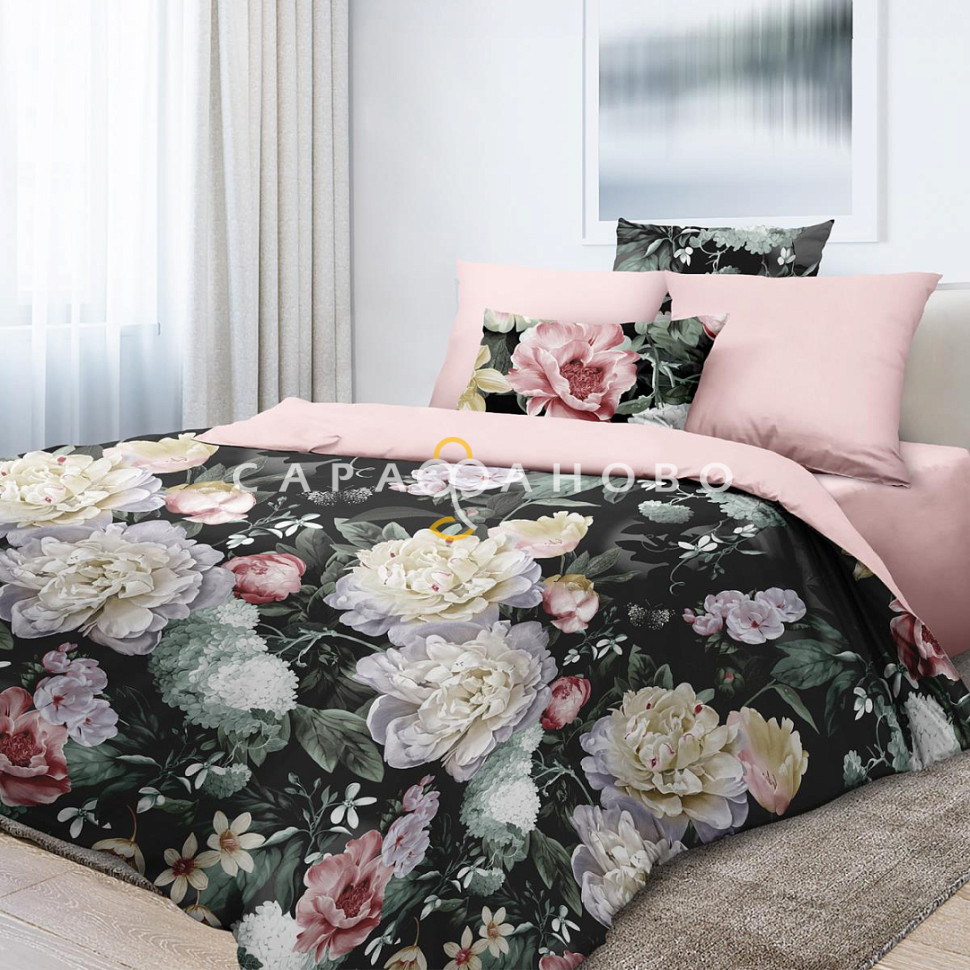 Ткань Бязь Премиум 220 см 142гр набивная арт 34 рис 6600