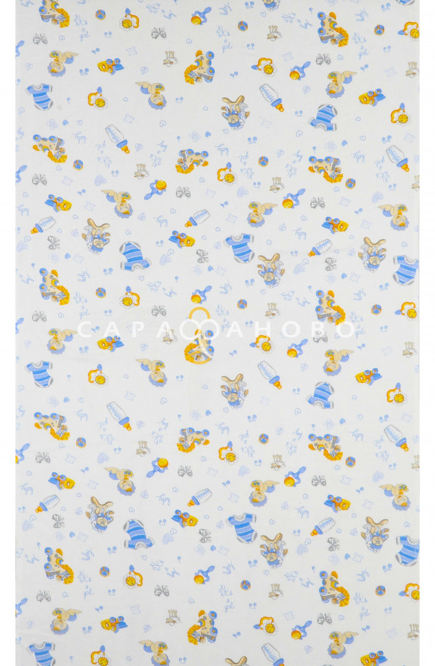 Ткань Фланель 90 см 175 гр №897-2П б/з Baby