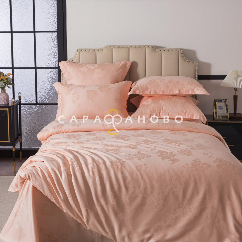 Ткань Жаккаррд-сатин 250 см рис. Пудра