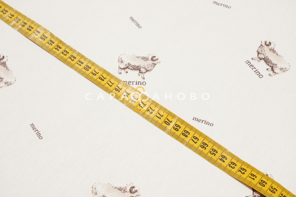 Ткань Тик смесовой 220 см набивной диз Merino GL M