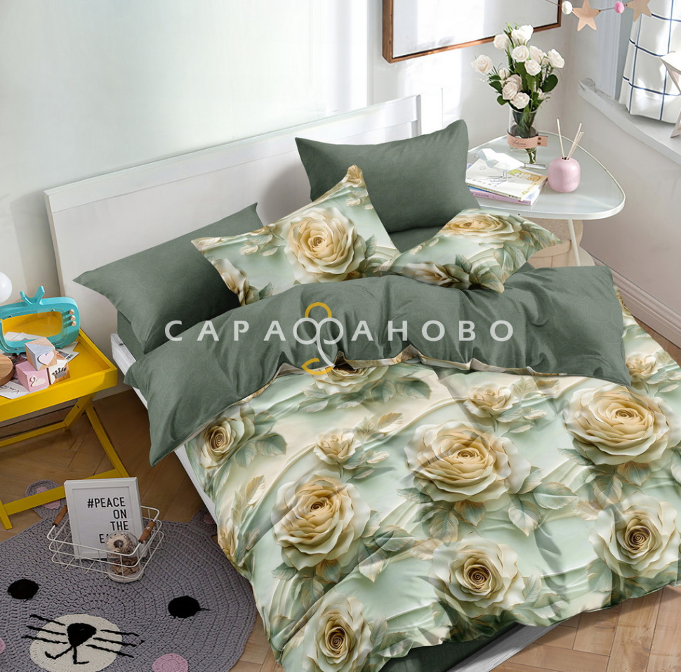 Ткань Поплин 220 см 115 гр А+В рис 1686