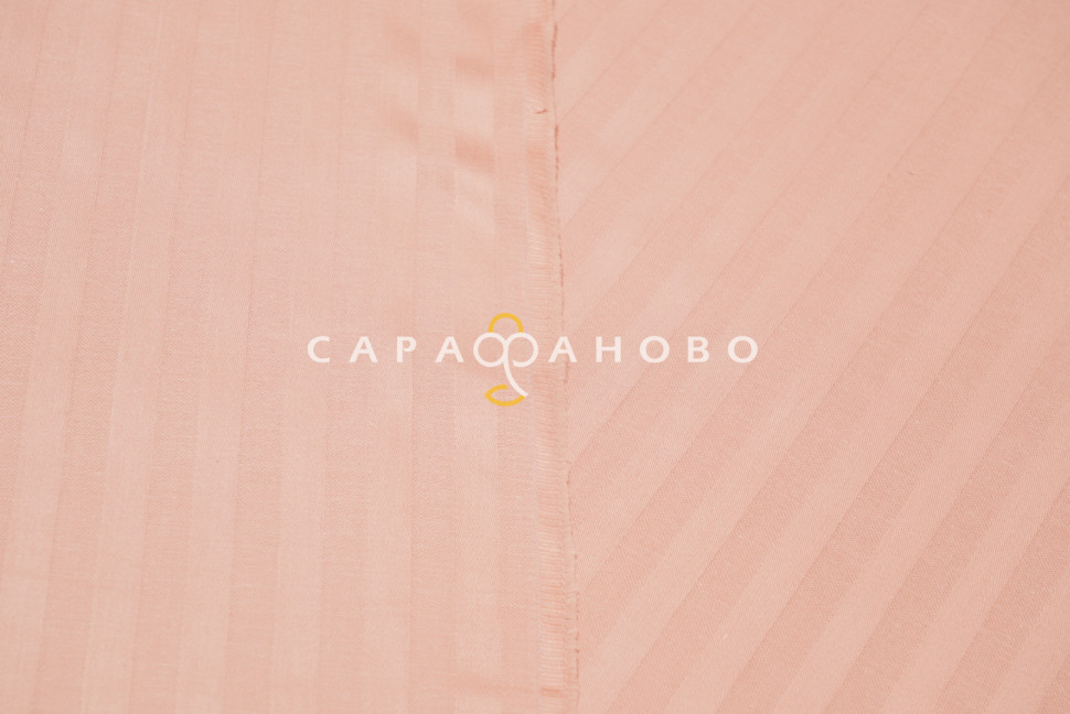 Ткань Страйп-сатин 240 см 1-1 Крем