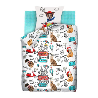 КПБ  4YOU 16075-1/16076-1 Funny cats