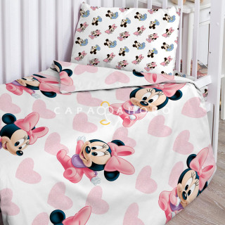 КПБ  Disney Baby 16473-1/16474-1 Минни Маус