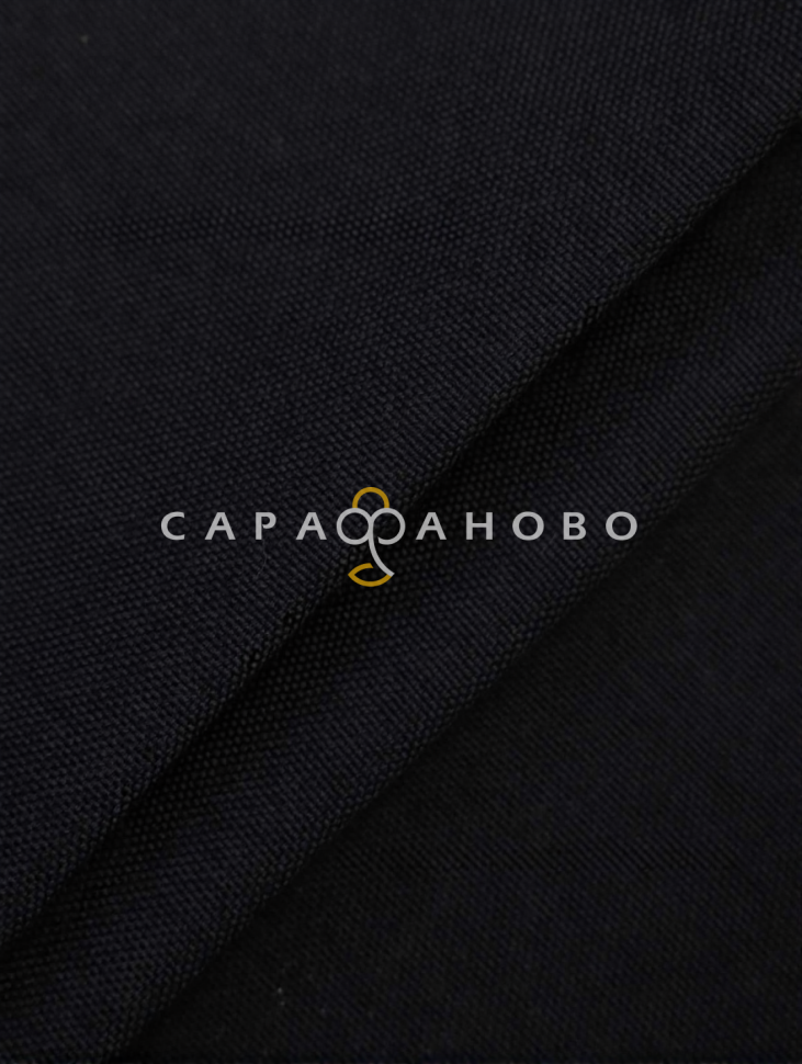 Ткань Рогожка 150 см 272 гр. Черный