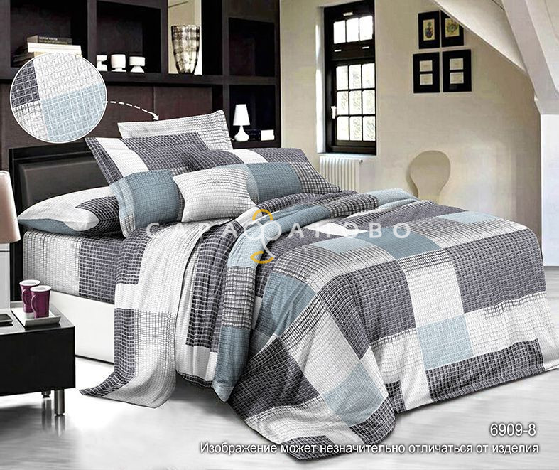 Полисатин набивной 220 см 80 гр рис 6909-8